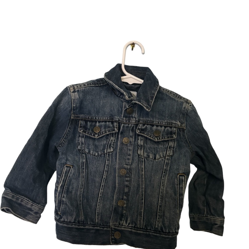 Talbots Kids Jean Jacket Button Up Blue Size 3